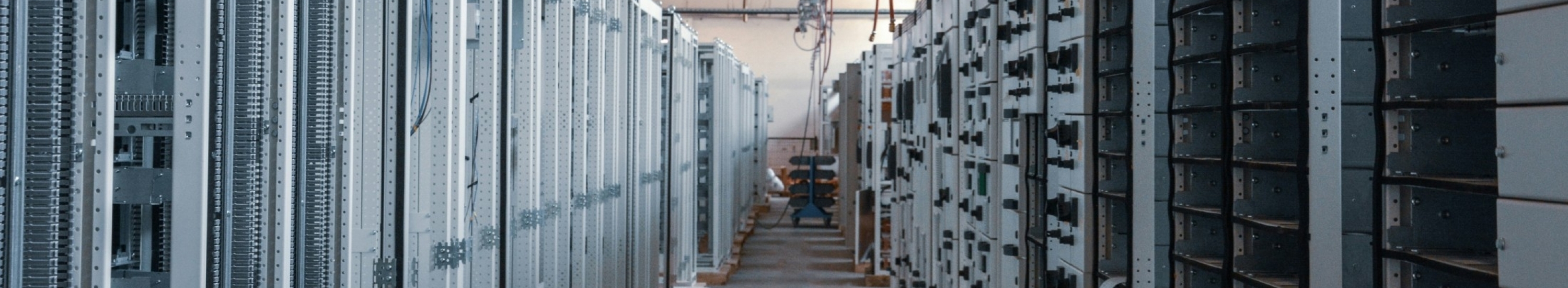 interior of a data center